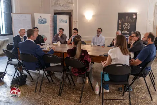 Global Stratalogues Venice with David Stybr speaking on entertainment and technology